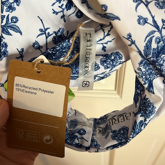 NWT Berlook high waisted floral bikini - Picture 3 of 4